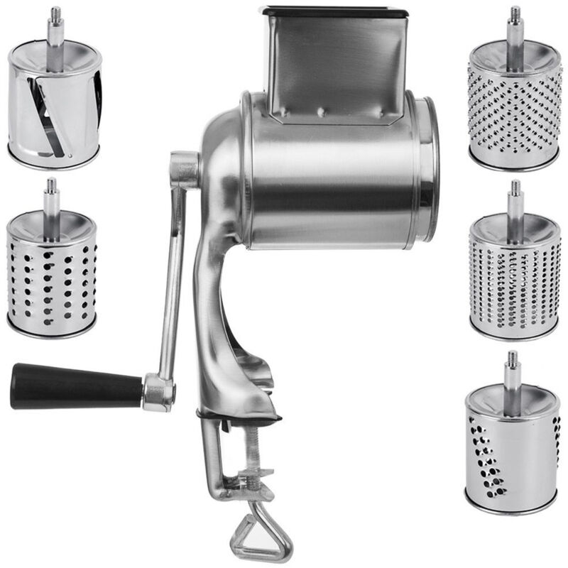 Northix - Meat grinder with 5 inserts - perfect for nuts vegetables and fruit
