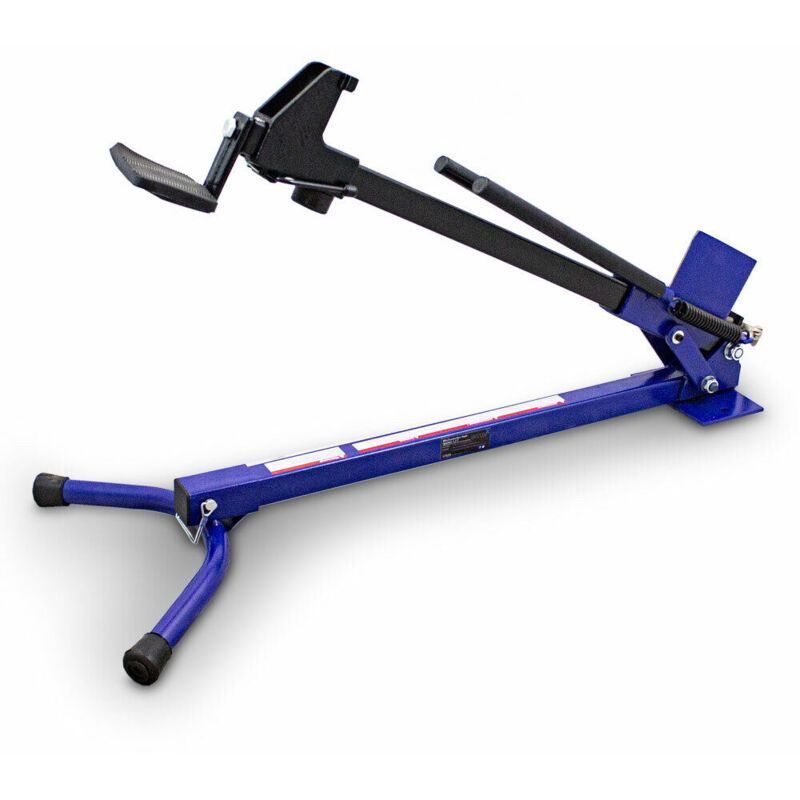 Mechanischer Holzspalter Brennholz Holzklotz Spalter liegend Fuß betrieben 1,2T - Bituxx