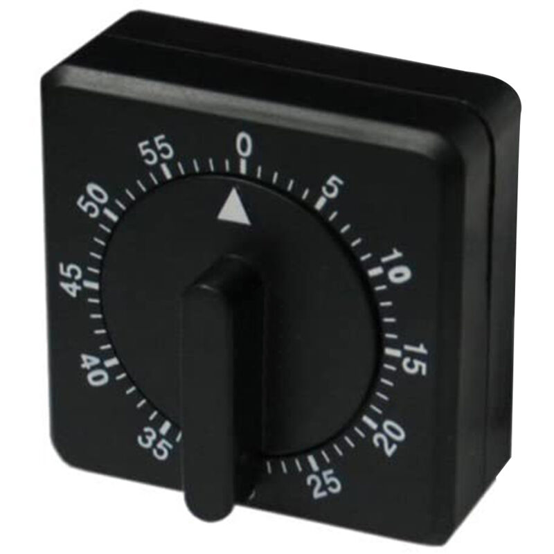 Mechanischer Küchentimer, 80 dB Alarm, zum Dämpfen und Backen, Countdown-Timer