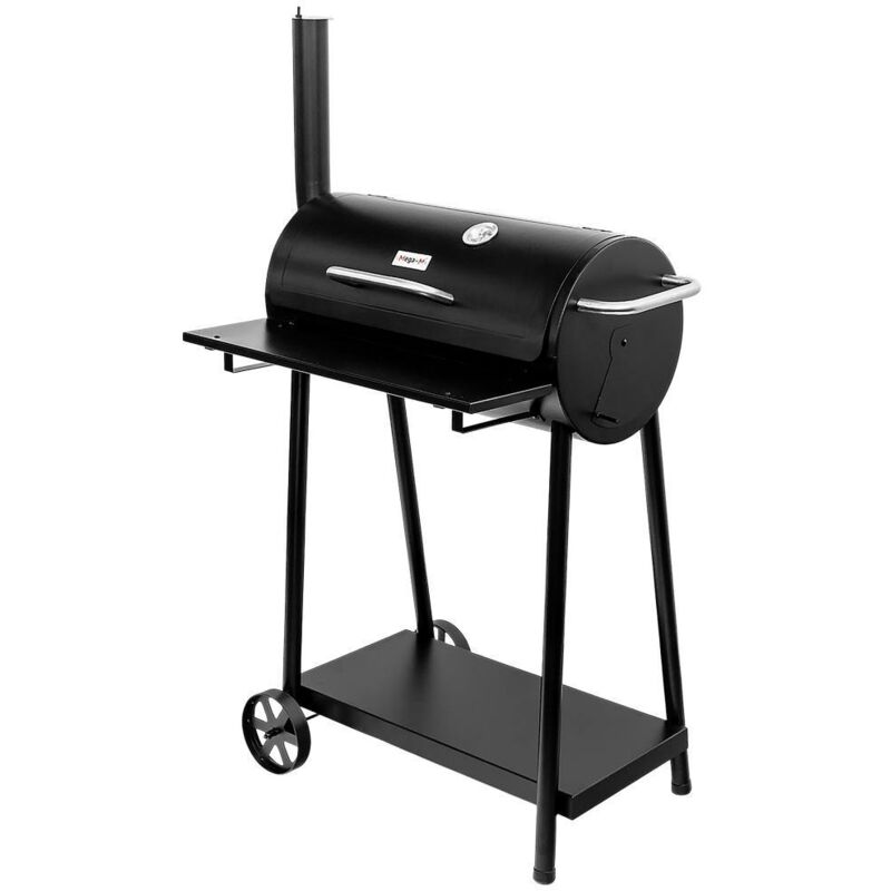 Mega-M Fass-Holzkohlegrill mit Kamin 53x29 N