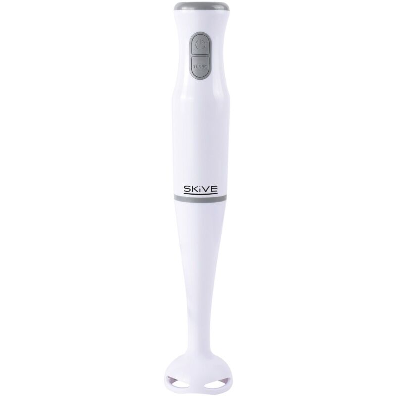Stabmixer Mixstab Pürierstab Handmixer Zerkleinerer Edelstahlmesser - weiß