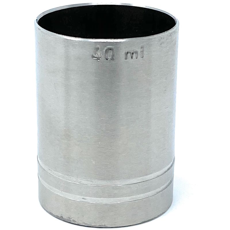 Messbecher Cocktail 4cl Edelstahl Barmaß Jigger 4 cl Dosierer Alkohol Bar Zertifikat