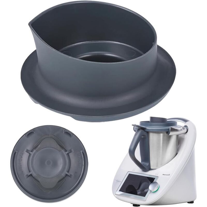 Messbecher für Thermomix TM6 und TM5, Messdeckel kompatibel mit Thermomix, Abnehmbarer Messbecher mit Skala für Thermomix TM5/TM6,