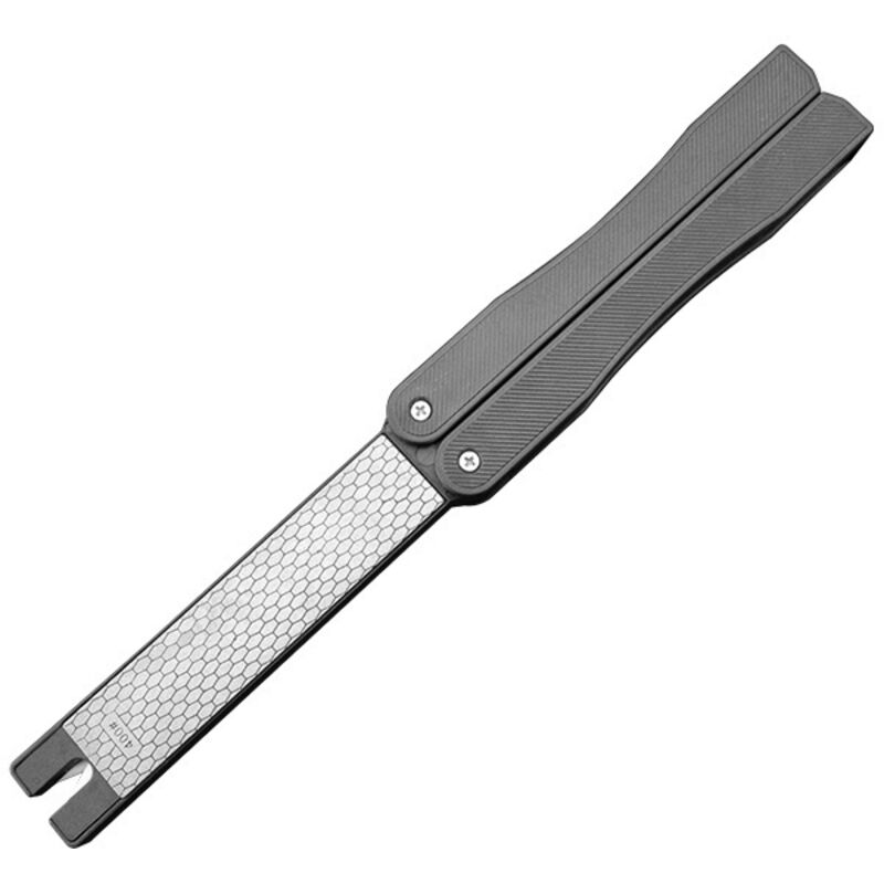 Messerschärfer Outdoor Zusammenklappbar, Knife Sharpener Doppelseitig Wetzstahl Diamant Messer Schärfer Manuelle