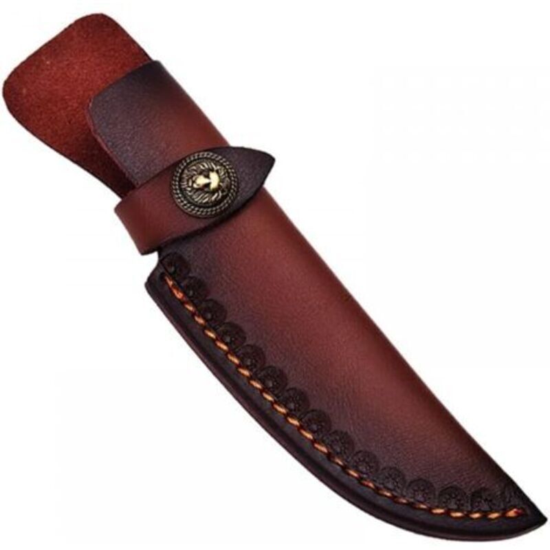 Messerscheide aus PU-Leder, 21 x 4,5 cm – Vintage-Etui mit Gürtelschlaufe – Schutz für feststehende Messer und Jagdmesser