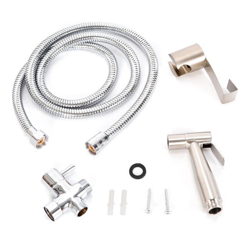Senderpick - Messing Hand Dusche Bidet-Sprayer Sprühkopf Toilette Duschkopf Hand Toilette Duschkopf Kit Edelstahl 1 x Stecker