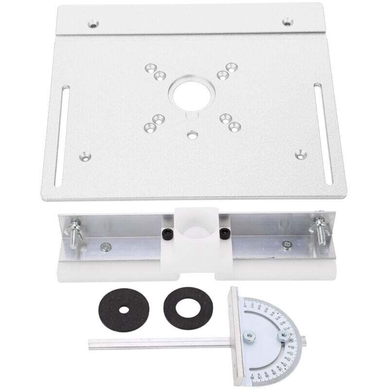 Metall-Frästisch-Grundplatte, Aluminium-Grundplatte für Tischkreissäge, a