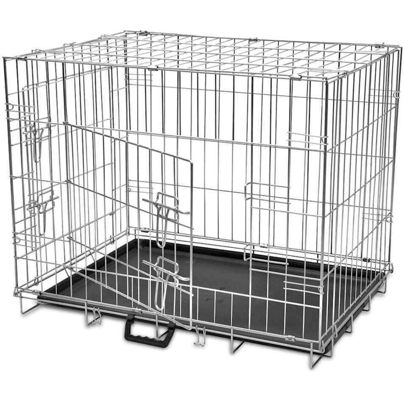 Faltbare Hundebox Metall l Vidaxl