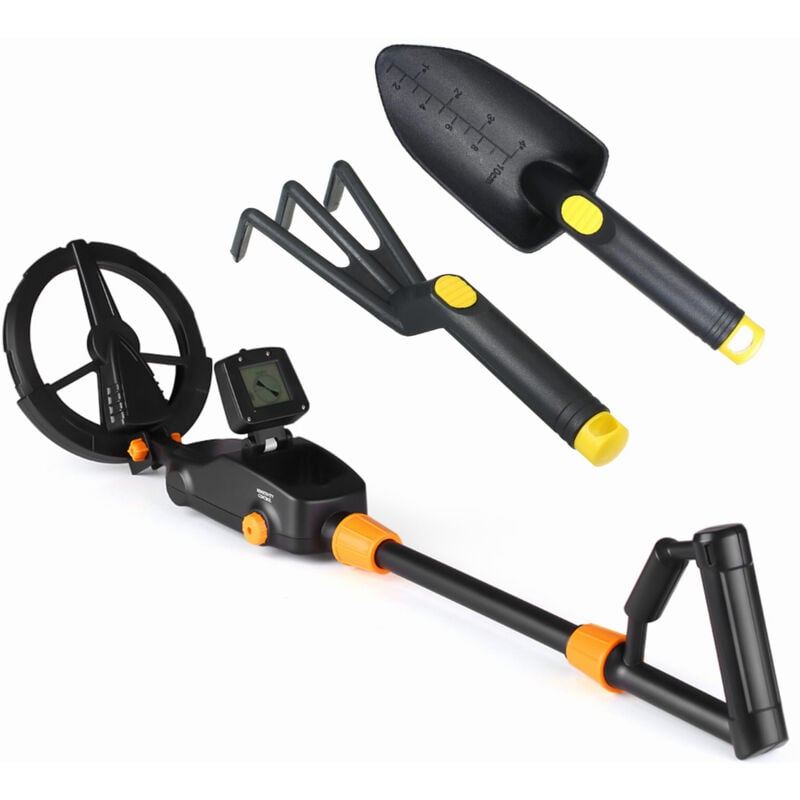 Metalldetektor für Kinder, leichter Metalldetektor mit LCD-Display und Ton, hochempfindlicher Metalldetektor mit wasserdichter Suchspule, für Kinder