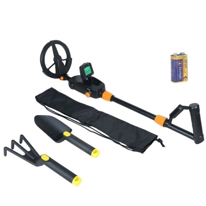 Metalldetektor für Kinder, leichter Metalldetektor mit LCD-Display und Ton, hochempfindlicher Metalldetektor mit wasserdichter Suchspule, für Kinder