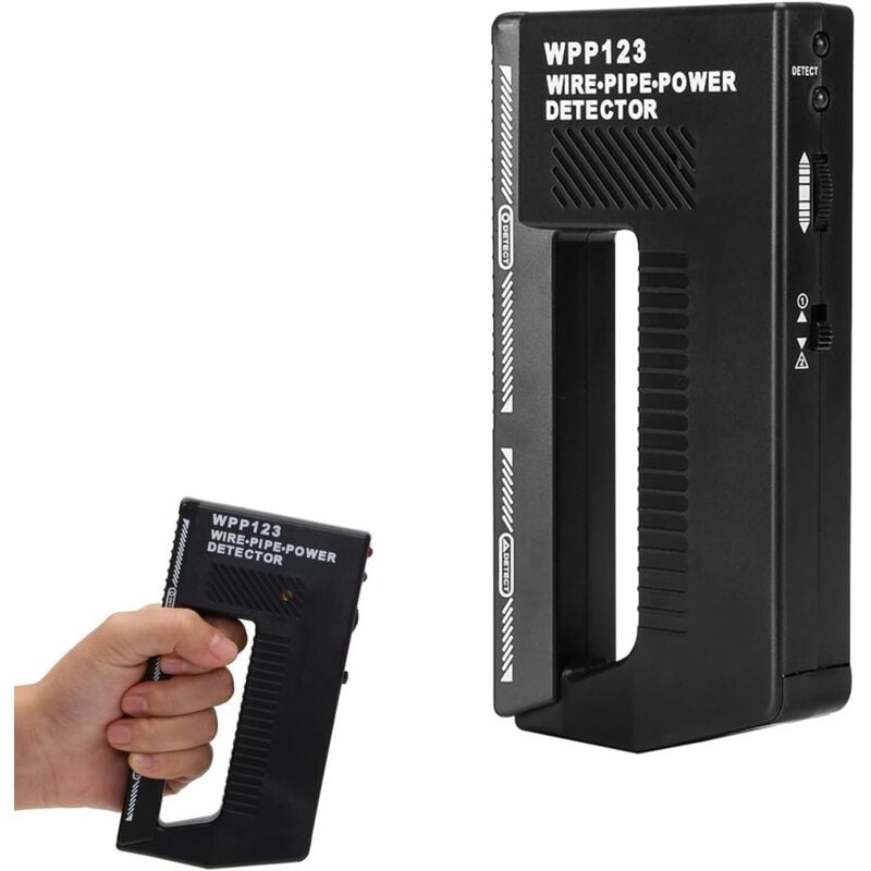 Metalldetektor, kleiner Metalldetektor-Wandscanner mit hoher Empfindlichkeit und einstellbarem Alarm für Kabel, Rohre und Spannung, Wandbolzenfinder,