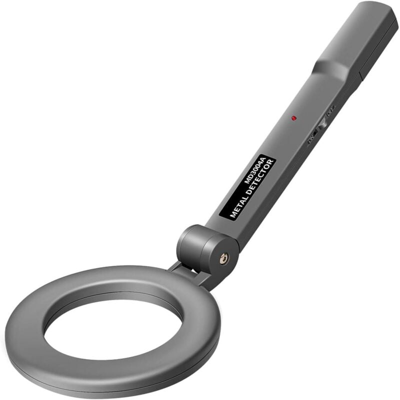 Metalldetektor, tragbarer Metalldetektor, einstellbare Empfindlichkeit, Metalldetektoren mit Handschlaufe für Kinder und Erwachsene