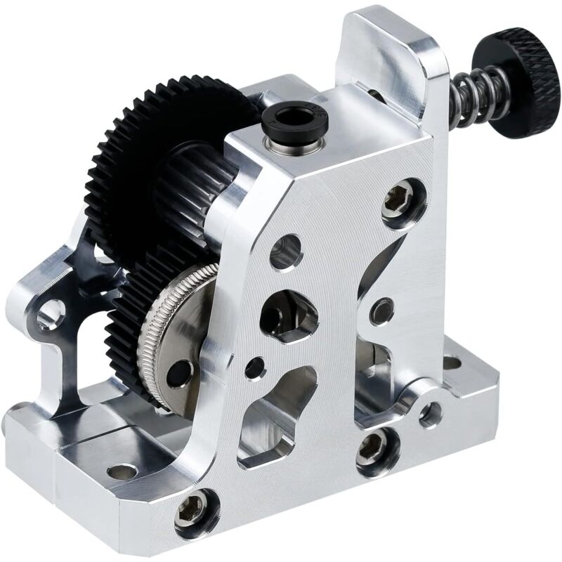 Metallextruder aus gehärtetem Stahl für 3D-Drucker, verbesserte Big Gear POM-Antriebshardware für Vorn 2.4V0 Ender 3 CR-10 CR10S 3D-Drucker