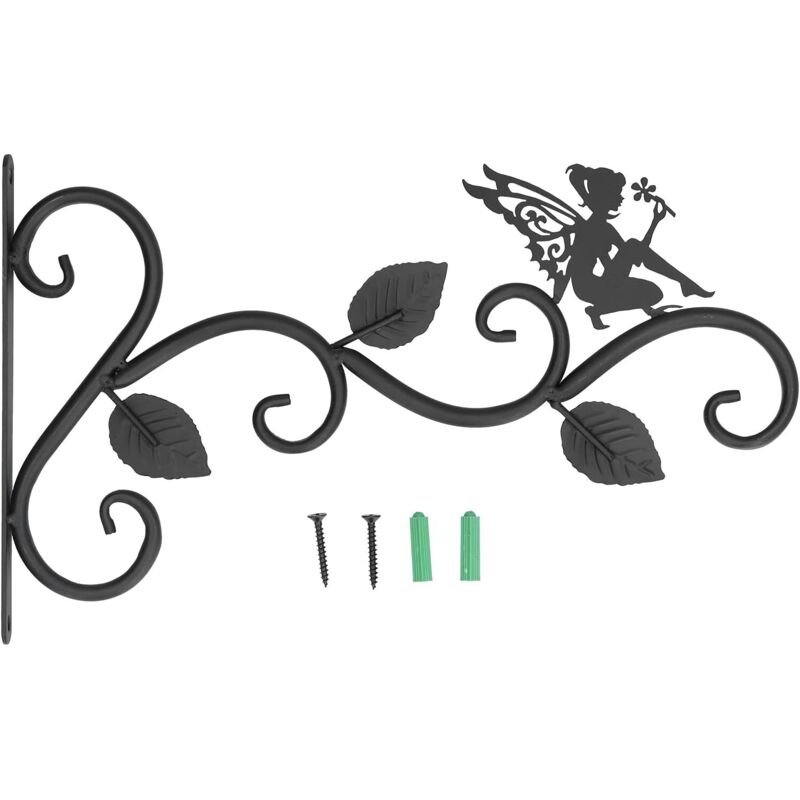 Metallhaken zum Aufhängen von Pflanzen, Halterung zum Aufhängen von Pflanzen, Wandhaken für Pflanzgefäße aus Schmiedeeisen, Blumentopfaufhänger für