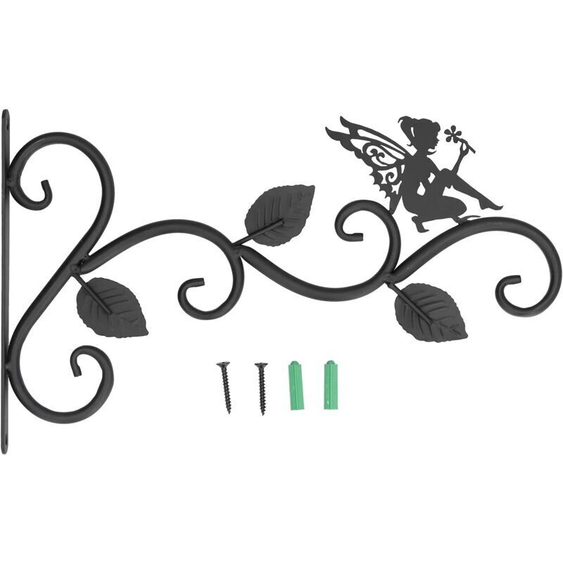 Metallhaken zum Aufhängen von Pflanzen, Halterung zum Aufhängen von Pflanzen, Wandhaken für Pflanzgefäße aus Schmiedeeisen, Blumentopfaufhänger für