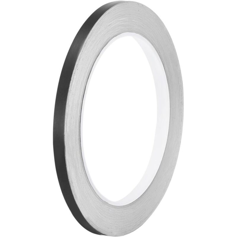 Metallisches Klebeband, 0,5 cm x 25 m, für Fliesen, ideal für Wände, Schränke, Badezimmer, Böden, Fliesen, Autos und Dekorationen, schwarz