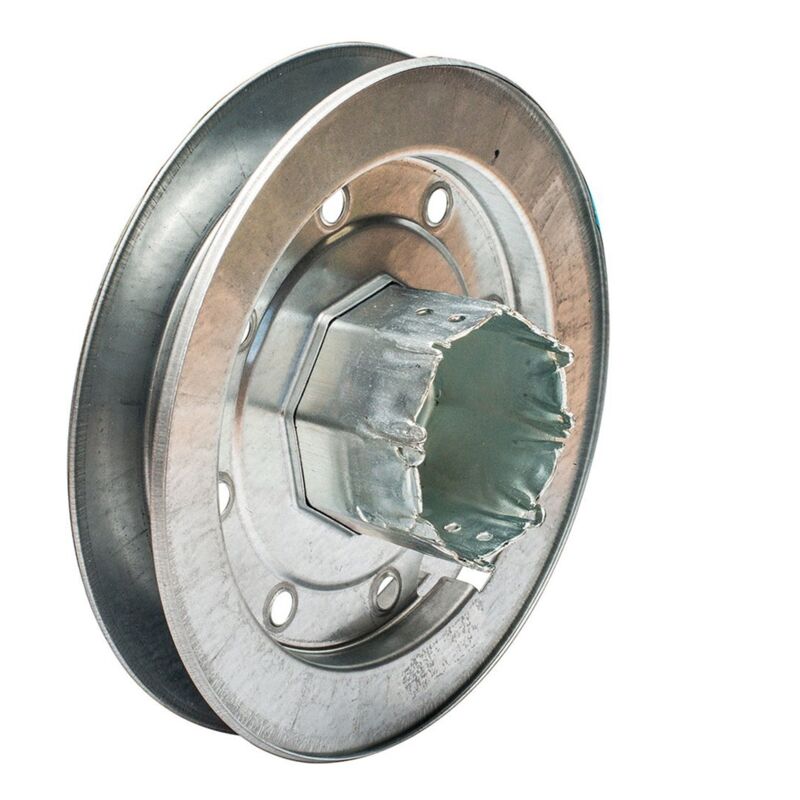 Metallrolle mit Stift 'PR19' für Jalousien Ø15,5cm mit 12mm Stift aus verzinktem Stahl