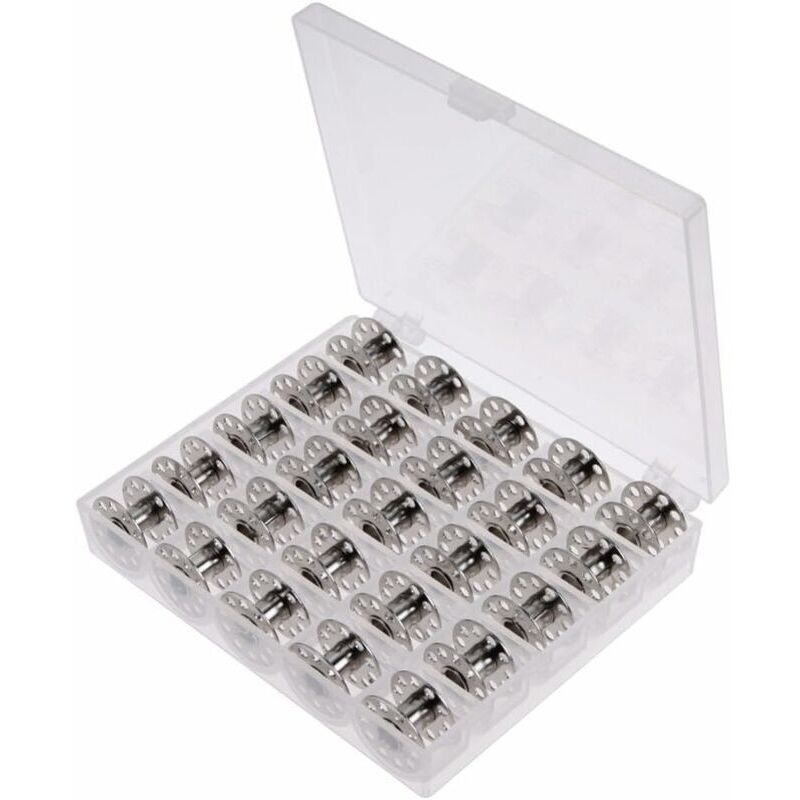 Metallspule für den Unterfaden der Nähmaschine FOREHILL 25, Metallspulenraster