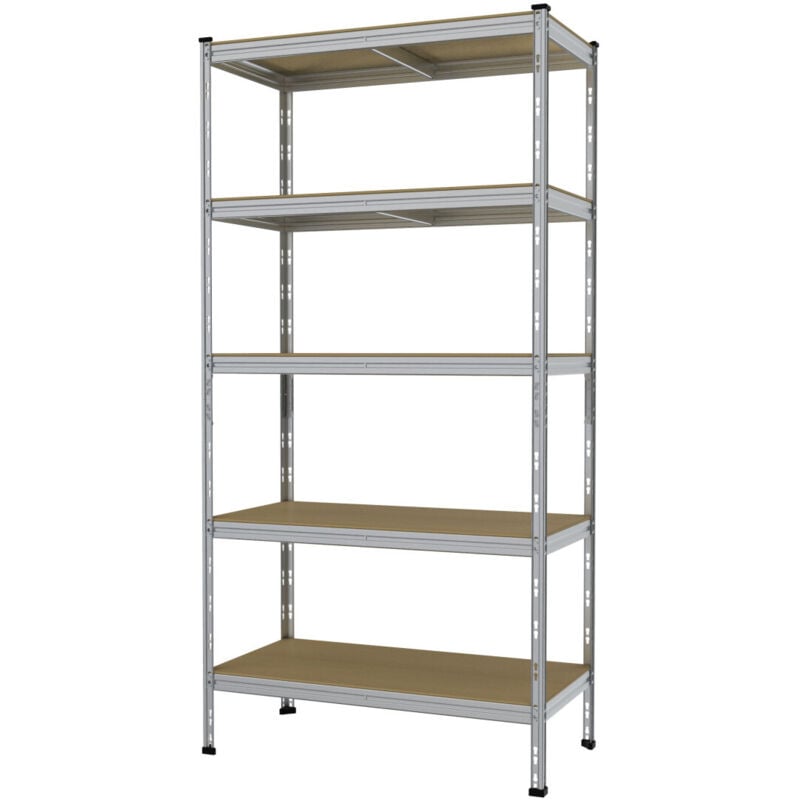 Schwerlastregal Profi 180x90x45 cm 875 kg blau Werkstattregal Lagerregal Regal