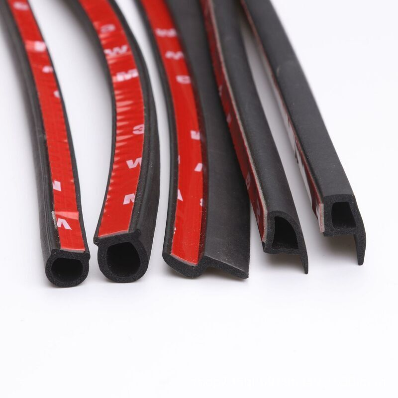 Meter 3m Automotive Adhesive Epdm Gummi Dichtung Streifen Schalldämmung Tür Dichtung Für Auto Fenster Tür Motor Stamm Rand-P-