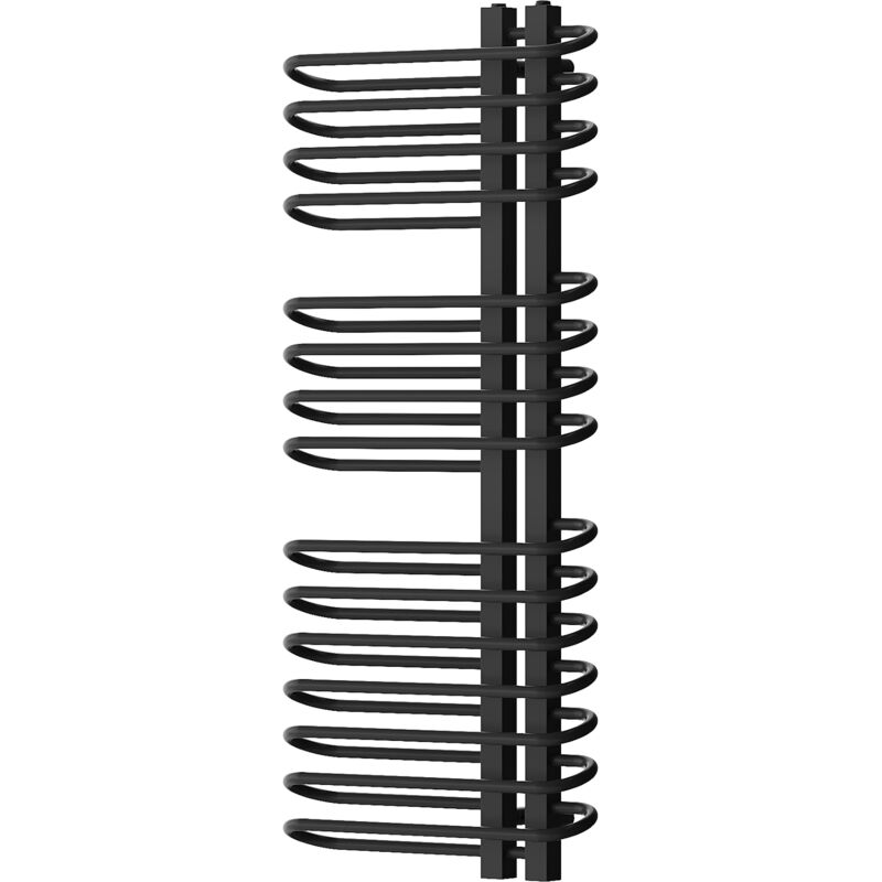 Mexen - Ops Badezimmerheizkörper 1300 x 550 mm, 694 w, schwarz - W122-1300-550-00-70