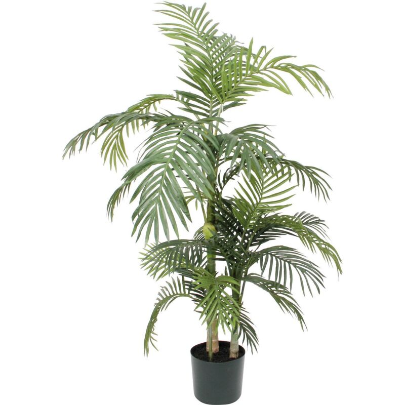 Mica Areca Palme im Plastik Topf grün, 150 x 100 cm Kunstpflanzen