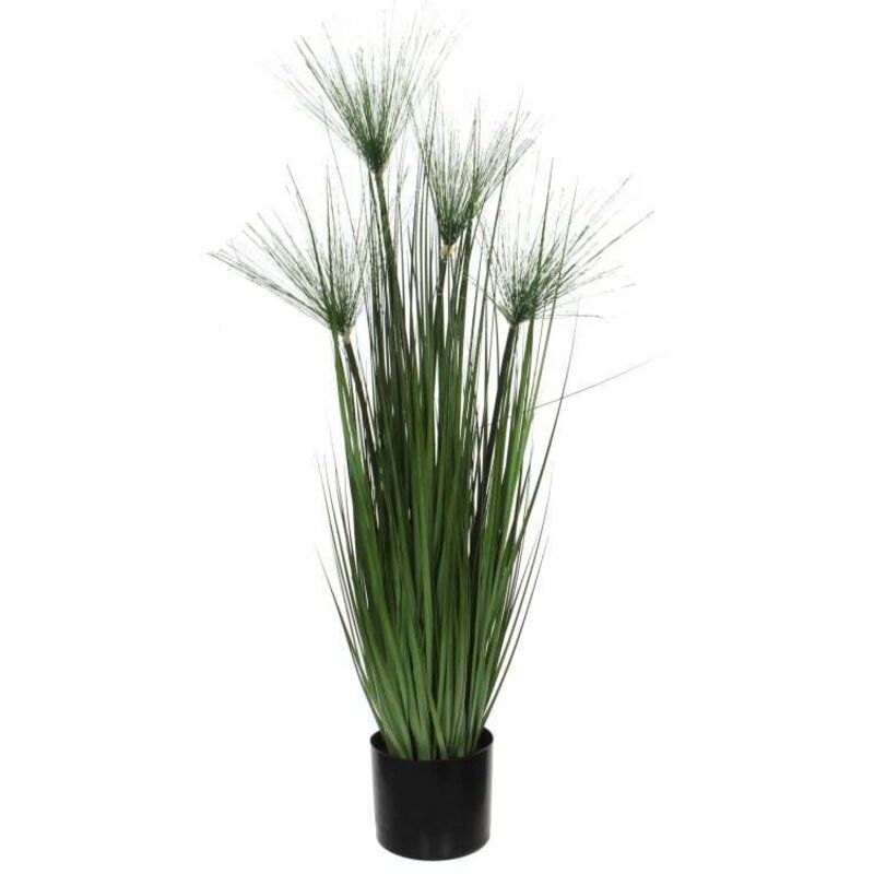 Mica Decorations - Mica Kunstpflanze Papyrus grün im Topf 102 x 15 cm Kunstpflanzen