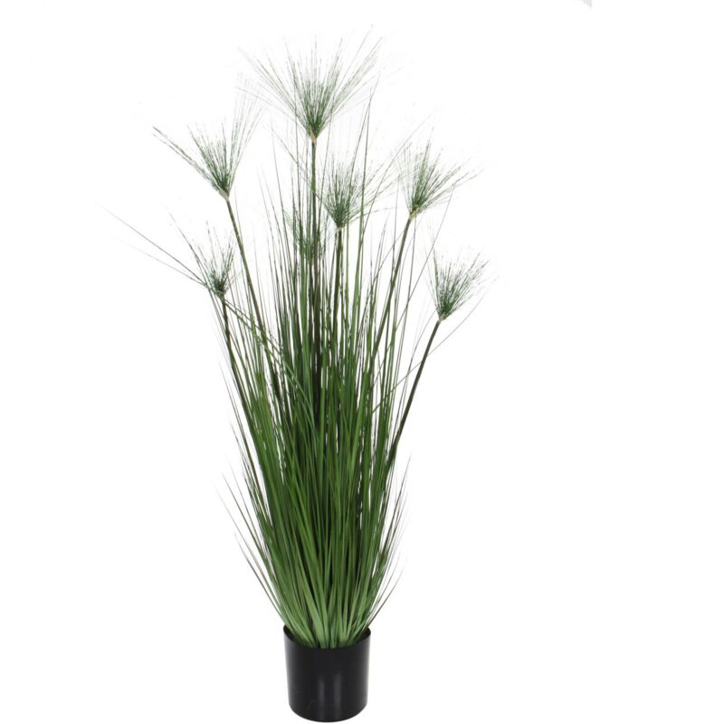 Mica Decorations - Mica Kunstpflanze Papyrus grün im Topf 150 x 19,5 cm Kunstpflanzen