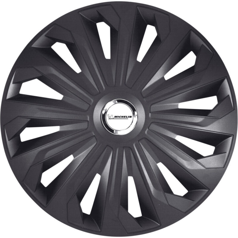 Michelin Radzierblenden Fabienne 38 cm (15 Zoll) schwarz 4 Stück Reifen & Felgen
