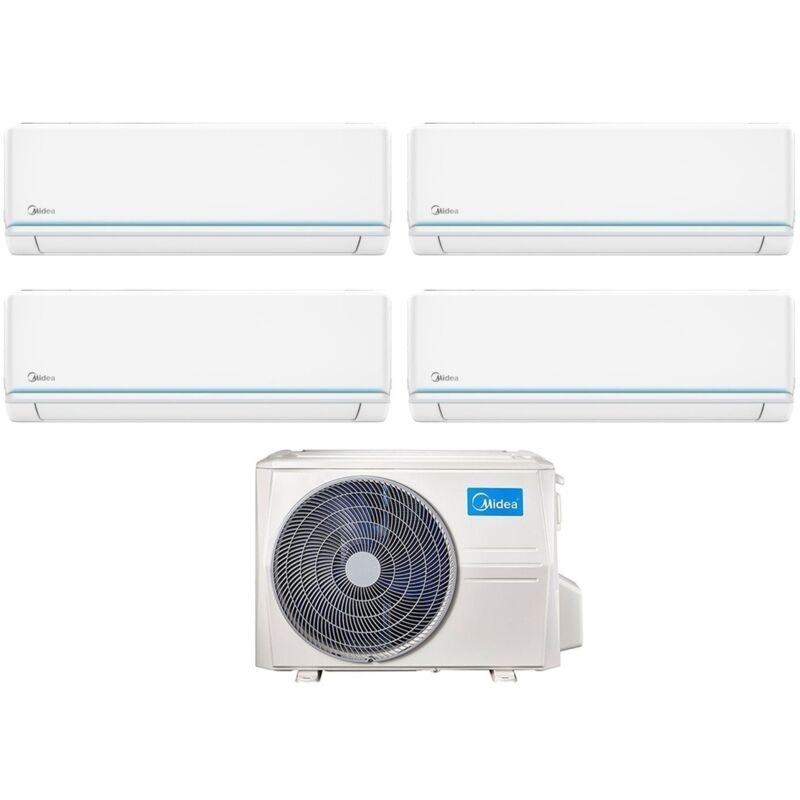 Midea Quadri Split Inverter-Klimageräte Serie EVOLUTION 9+12+12 mit M40B-36HFN8 R-32 Wi-Fi Optional 9000+12000+12000