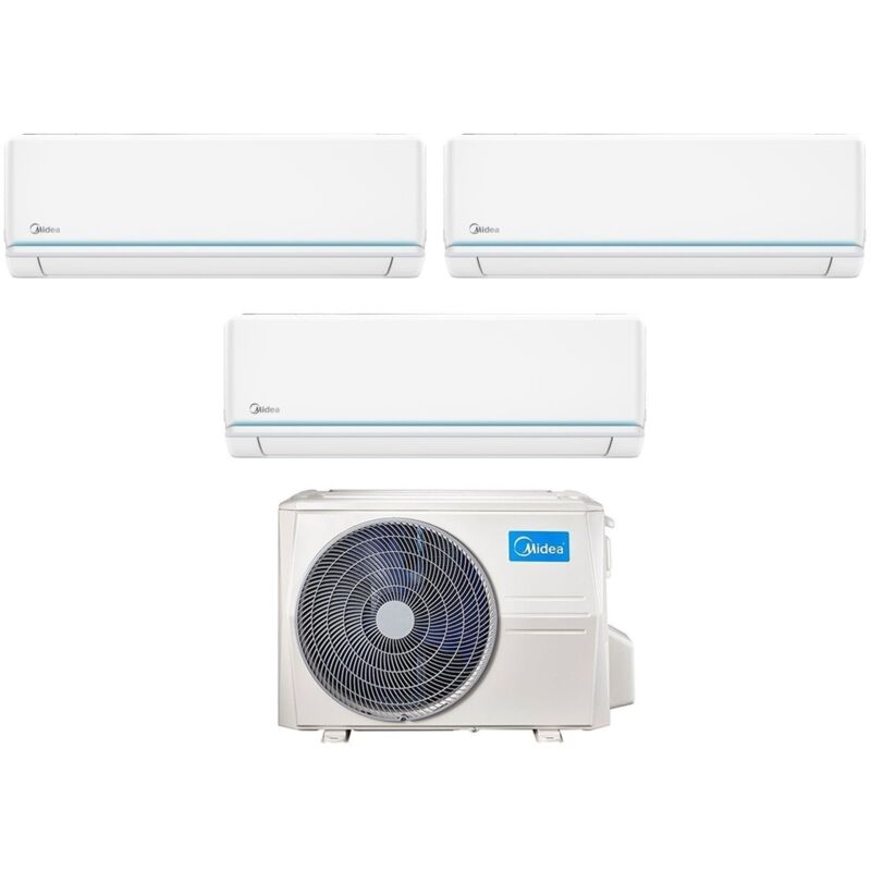 Test-Split-Inverter-Klimageräte Serie evolution 9+9+9 mit M3OF-21HFN8-Q R-32 Wi-Fi Optional 9000+9000 - Midea