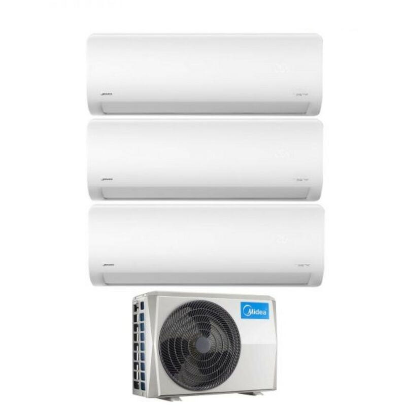 Trial Split Inverter Klimagerät xtreme Serie 9+9+9 mit M3O-27NF8 R-32 Wi-Fi Integrated 9000+9000 btu - Neu - Midea