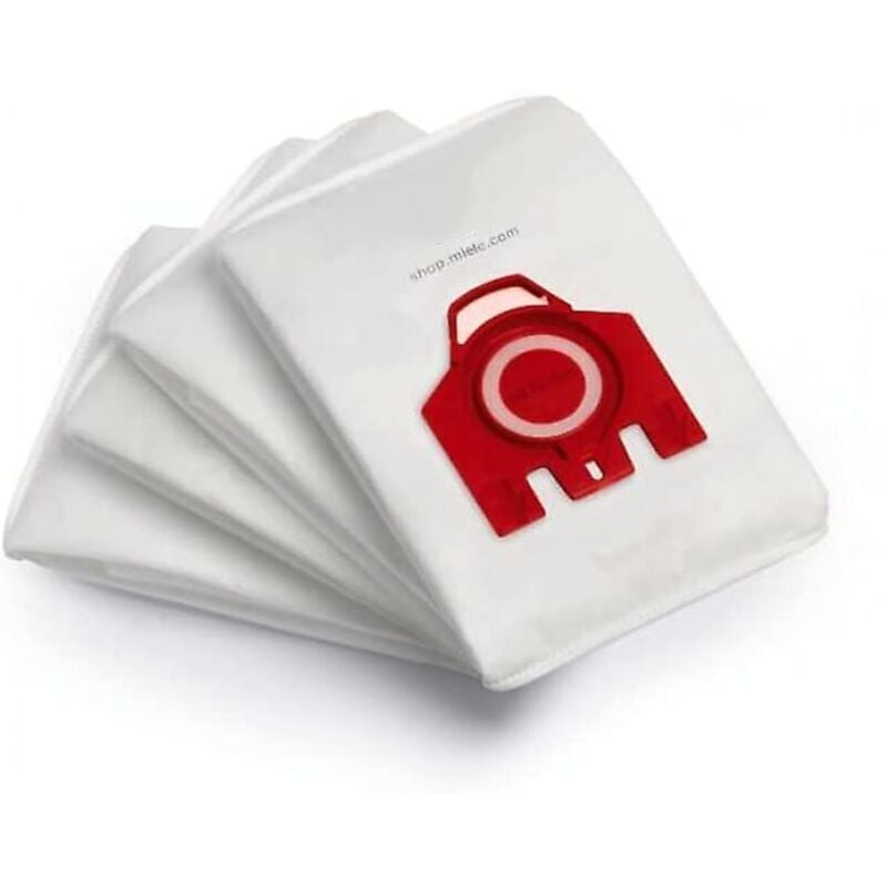 Miele 9917710 HyClean 3D Effizienz FJM – 4er-Pack Beutel für Miele Staubsauger mit Beutel