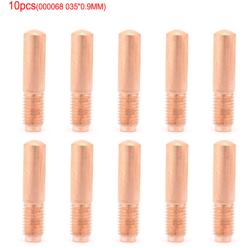 MIG-Schweißkontaktdüsen-Set – 10 Stück, 0,9 mm, kompatibel mit dem Schweißgerät Miller 000068