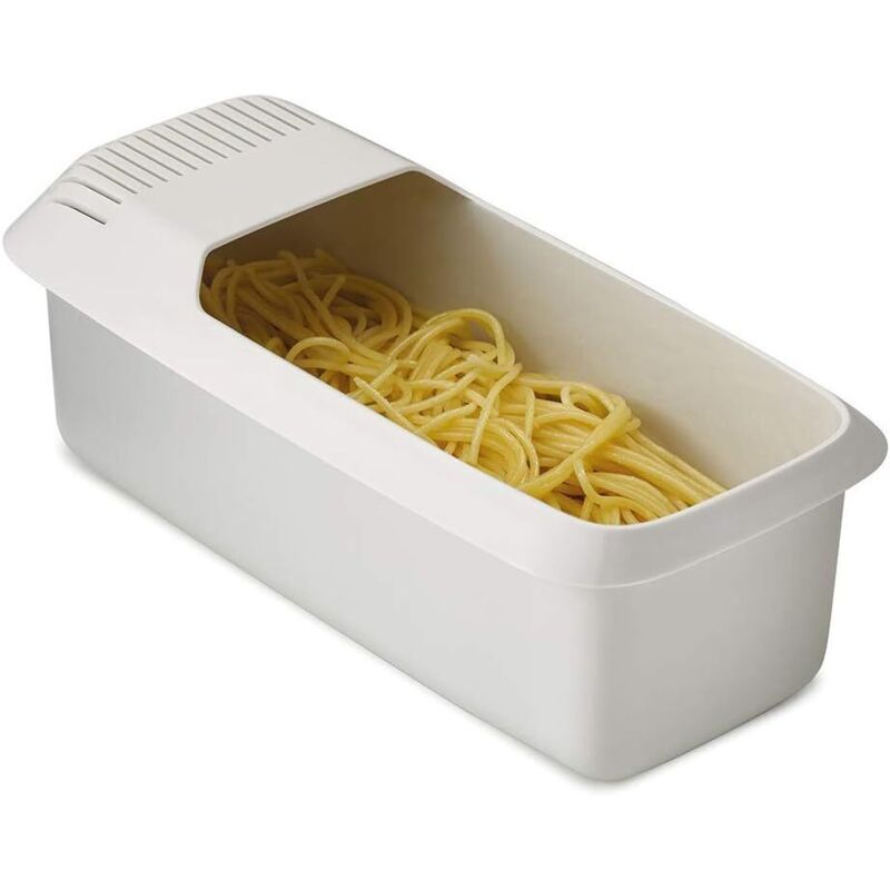 Mikrowellen-Nudelkocher mit hitzebeständigem Filter, Nudelboot für Spaghetti und Nudeln, praktisches Werkzeug zum schnellen Kochen von Nudeln