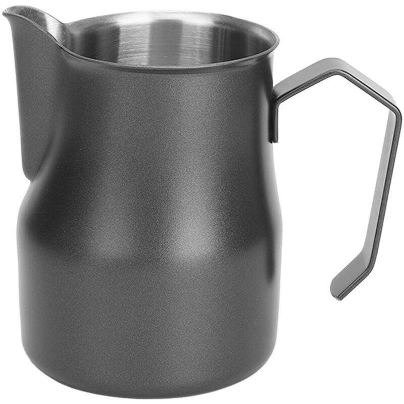 Milchkännchen aus Edelstahl 304 mit Olecranon-Auslauf, stabiler und antihaftbeschichteter Becher zum Aufschäumen oder Dämpfen von Milch, Kaffee und