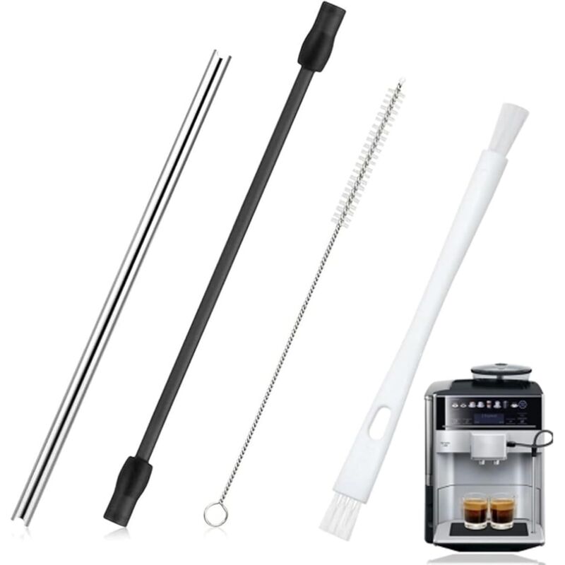 Milchschlauch für Siemens EQ6 plus s700 EQ7, Milchschlauch und Reinigungsbürste(4 Stück), Kompatibel mit Siemens Kaffeevollautomat EQ6 series
