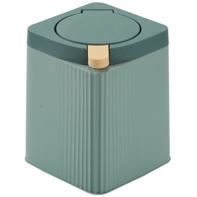 Mini-Abfalleimer mit Deckel fürs Büro, Papierkorb, geeignet für Büro, Zuhause, kleiner Abfalleimer, Couchtisch, Nachttisch