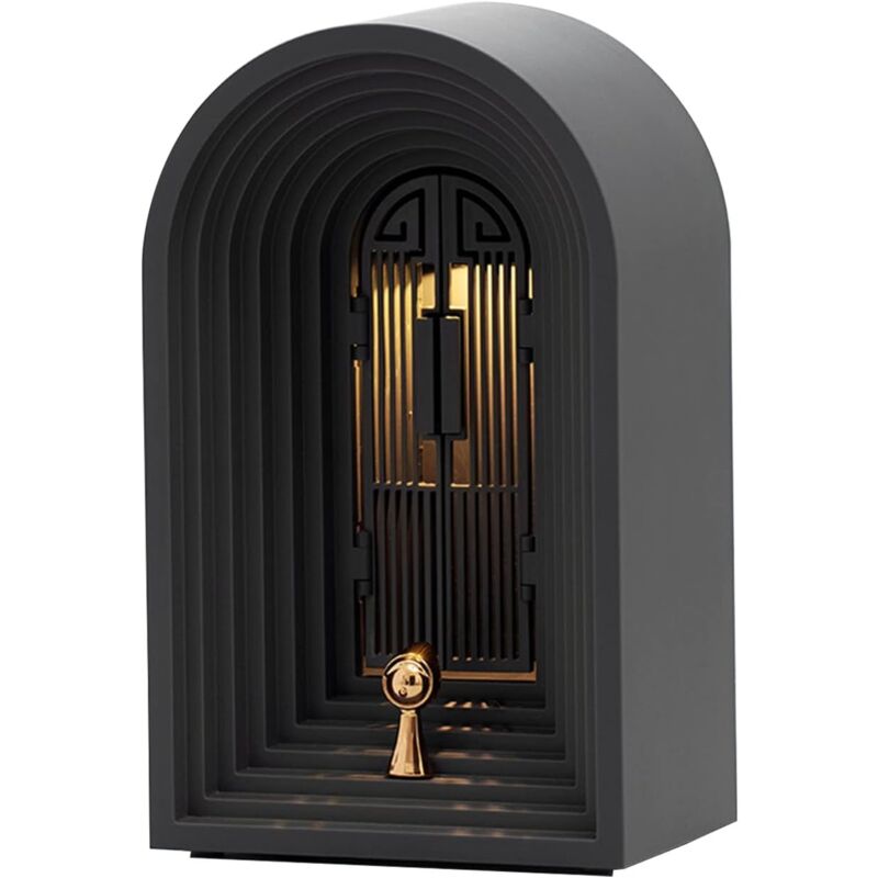 Mini-Bluetooth-Lautsprecher mit Schreibtischlampe – tragbare Nachttischlampe – kleiner Lautsprecher – einstellbare LED-Wiedergabe – Tischlampe für