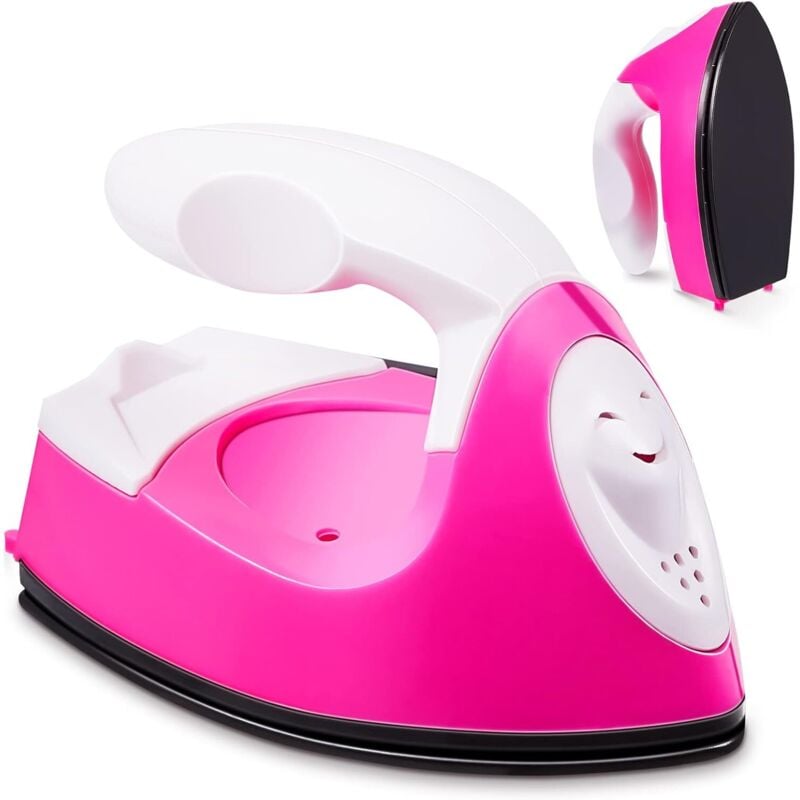 Mini-Bügeleisen Mini-Heißluftpresse Mini-Bügeleisen Tragbare handliche Heißluftpresse Kleines Bügeleisen mit Ladestation Zubehör für Fuse Perlen