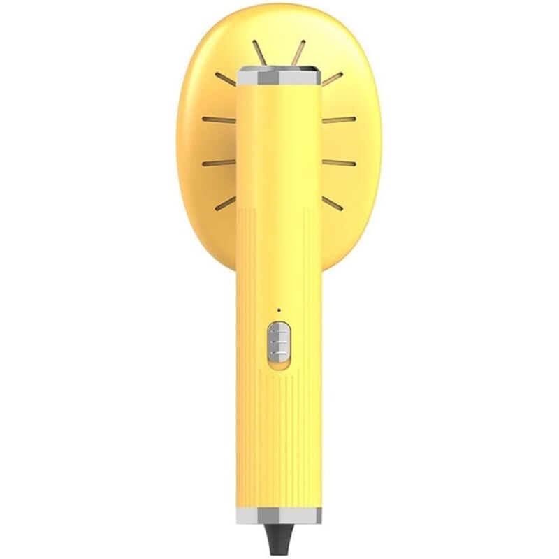 Mini-Dampfbügeleisen für unterwegs mit 180°-Drehung, USB-Anschluss, für Zuhause, Reisen, zum Bügeln von Kleidung (gelb)