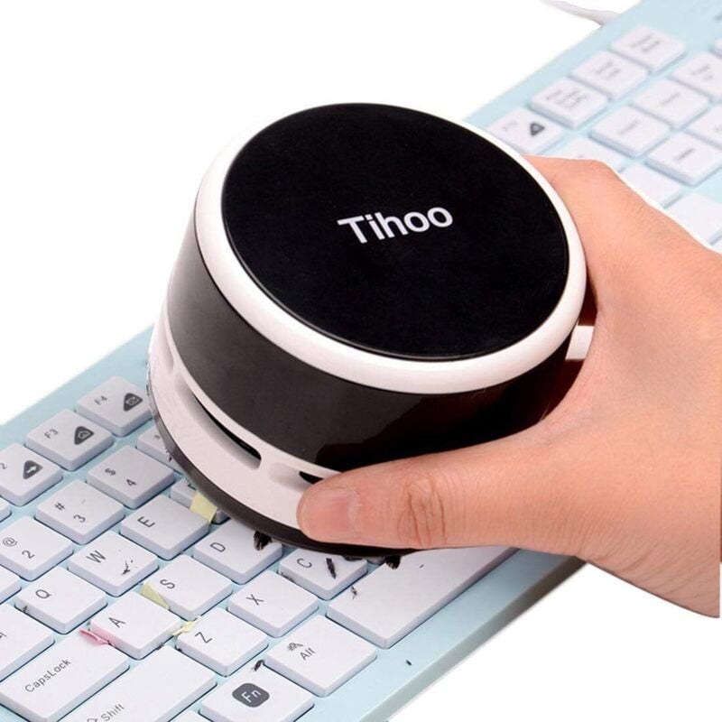 ZVD - Mini Desktop Vacuum Cleaner, Handheld Vacuum Cleaner Desktop Cleaner, Portable Cordless Miniature Crumb Vacuum, Dust Sweeper Table Sweeper