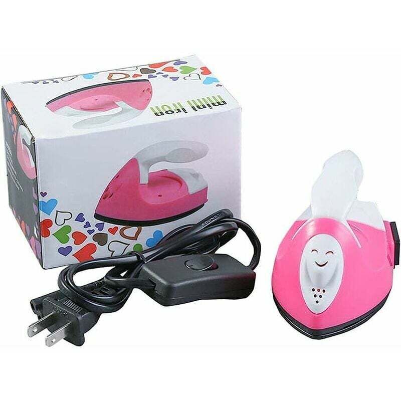 Mini-Elektro-Dampfbügeleisen. Tragbares Nähbügeleisen für Reisekleidung, tragbares Mini-Dampfbügeleisen. Dampfbügeleisen mit Antihaft-Bügelsohle zum