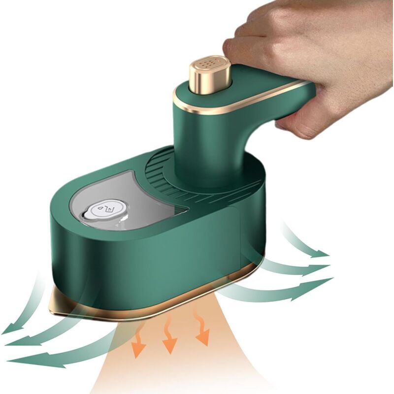 Mini faltbarer Dampfbügeleisen mit Sprühfunktion für Kleidung, tragbares Dampfbügeleisen – Unterstützung für Trocken- und Nassbügeln für Zuhause und