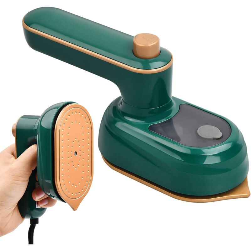 Mini-faltbares Bügeleisen mit Spray für Kleidung, schnell erhitzendes Nano-Dampfbügeleisen mit 50 ml Wasser, Bügelmaschine zum Nähen und Basteln von