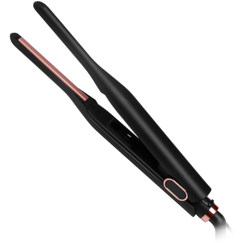 Mini-Haarglätter für kurzes Haar, 2-in-1-Haarglätter und Lockenstab, tragbarer Mini-Haarglätter, Mini-Reisehaarglätter für kurzes Haar, Ponyfrisuren