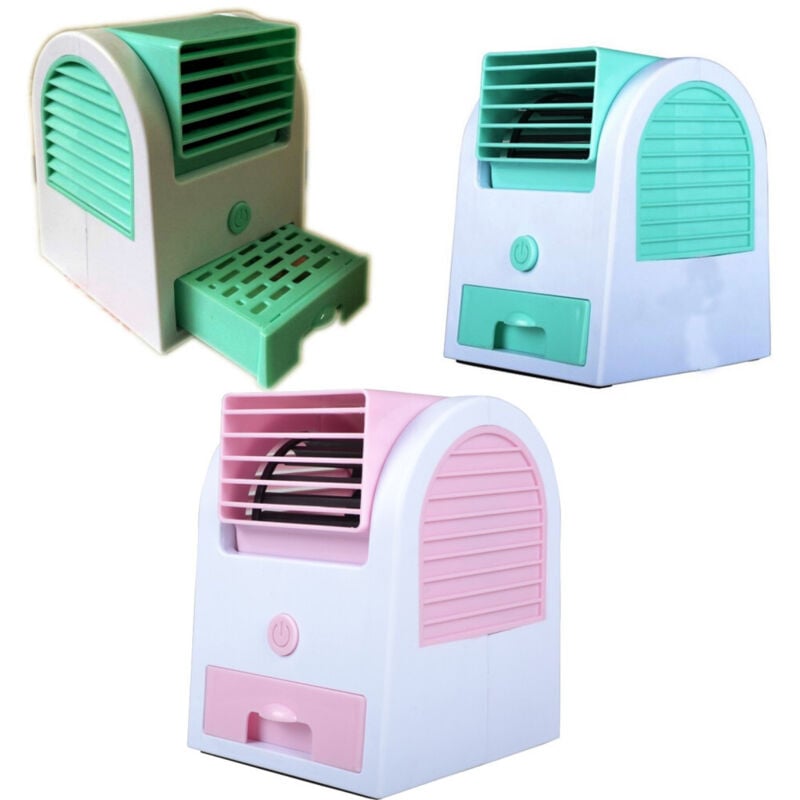 Trade Shop Traesio - Trade Shop - mini klimaanlage klimaanlage lüfter usb batterie eiskalte luft -