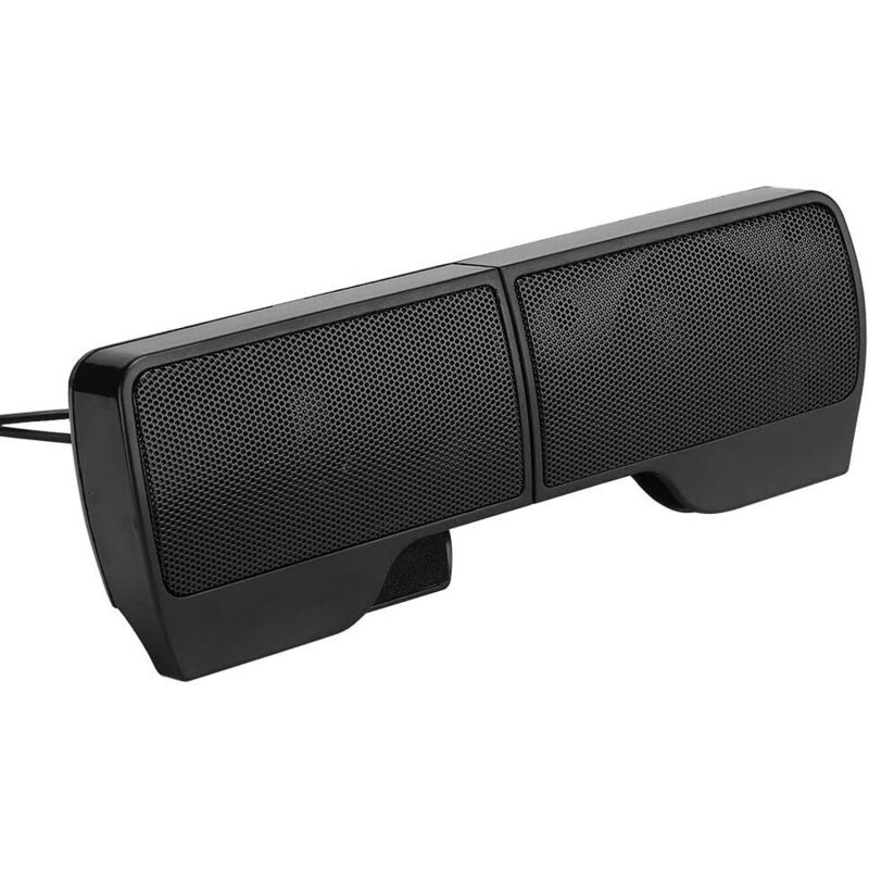 Mini-Laptop-Soundbar, kabelgebundene, tragbare Stereo-Multimedia-Lautsprecher mit USB-Stromversorgung für PC-Desktop, Laptops, Tablets