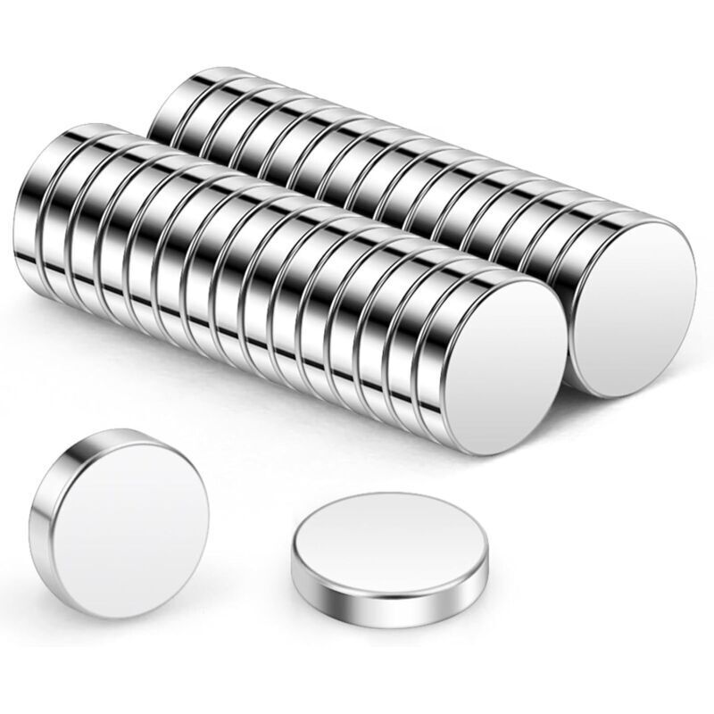 Mini-Neodym-Magnete, 5 x 1 mm, 30 Stück. Kleine, aber starke Magnete für Kühlschränke, Schreibtische, 3D-Drucker, Modellbau und DIY-Projekte.
