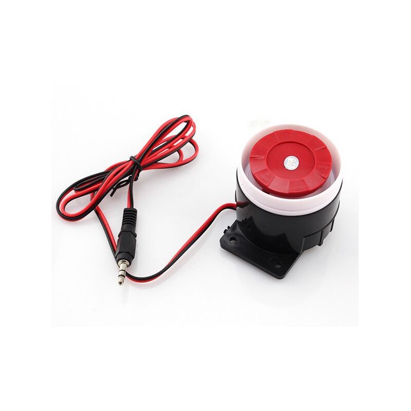 Mini Red Wire Siren Sound Alarm System Sounder für Home Security Sirene 120dB dc 12V Sound Alarm